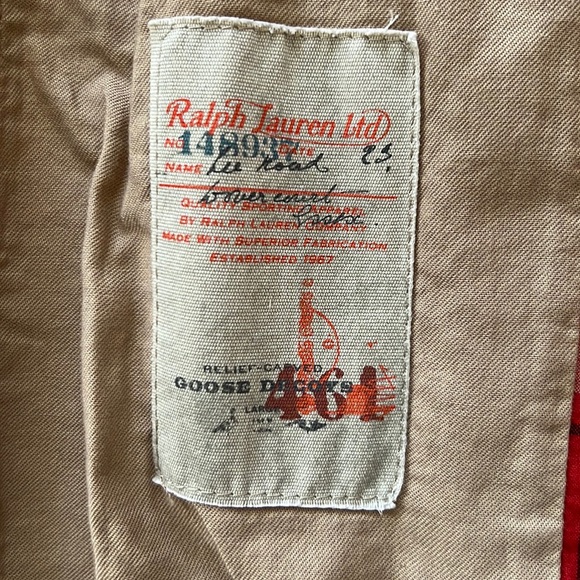 Ralph Lauren Blue Lable Iconic Country Style Cotton Twill Field Jacket in Beige - Picture 14 of 15